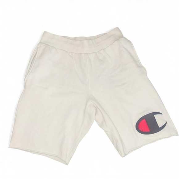 Champion Reverse Weave Sweat Shorts in WHITE - Size M - Picture 3 of 4